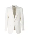 Tom Ford Single-breasted Blazer In Neutral