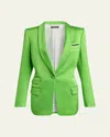 Tom Ford Single-breasted Silk-wool Blazer Jacket In Blue