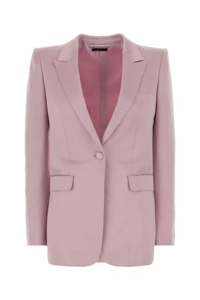 Tom Ford Single-button Tailored Blazer In Pink