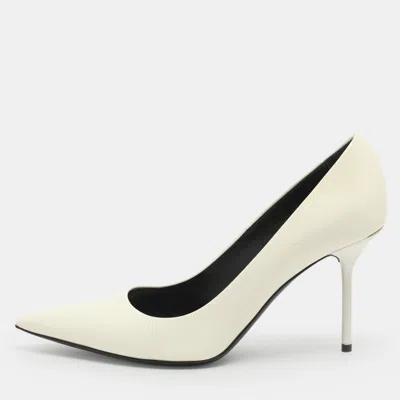 Pre-owned Tom Ford Size 36 White Patent Leather Pointed Toe Pumps