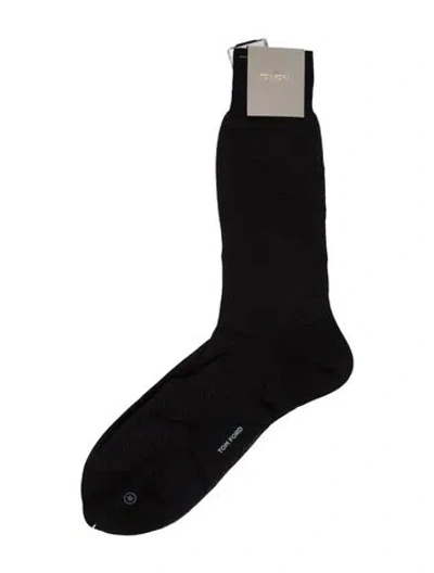 Pre-owned Tom Ford Size M Socks In Black