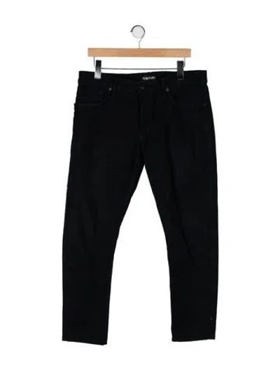 Pre-owned Tom Ford Skinny Jeans In Black