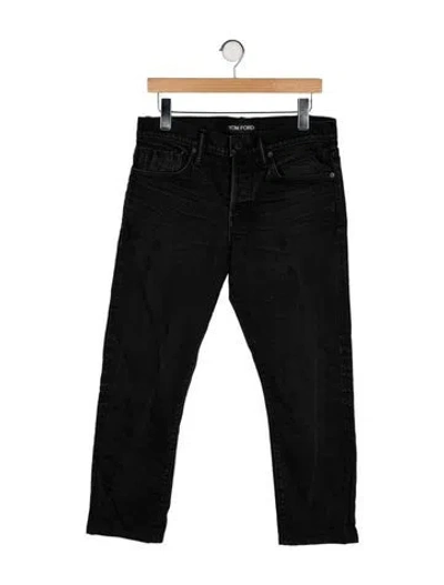 Pre-owned Tom Ford Skinny Jeans In Black