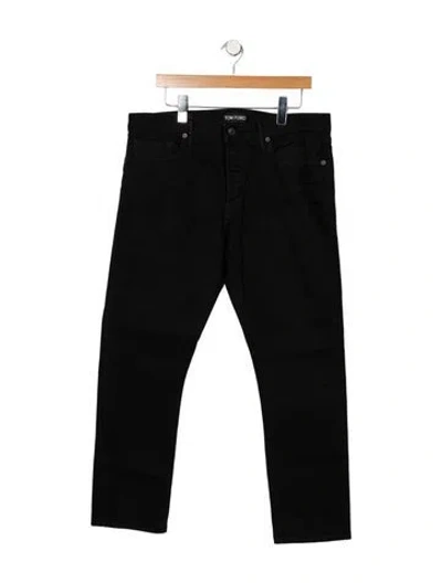 Pre-owned Tom Ford Skinny Jeans In Black