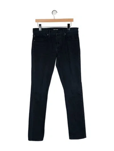 Pre-owned Tom Ford Skinny Jeans In Black