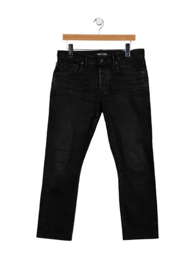 Pre-owned Tom Ford Skinny Jeans In Black