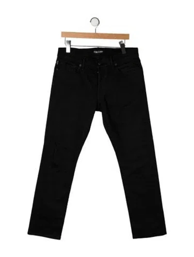 Pre-owned Tom Ford Skinny Jeans In Black