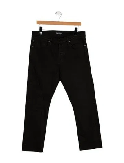 Pre-owned Tom Ford Skinny Jeans In Black