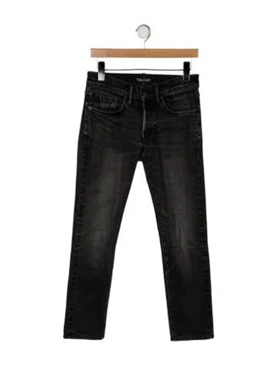 Pre-owned Tom Ford Skinny Jeans In Black