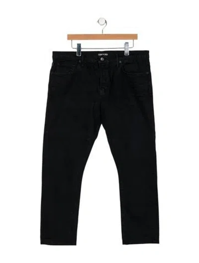Pre-owned Tom Ford Skinny Jeans In Black