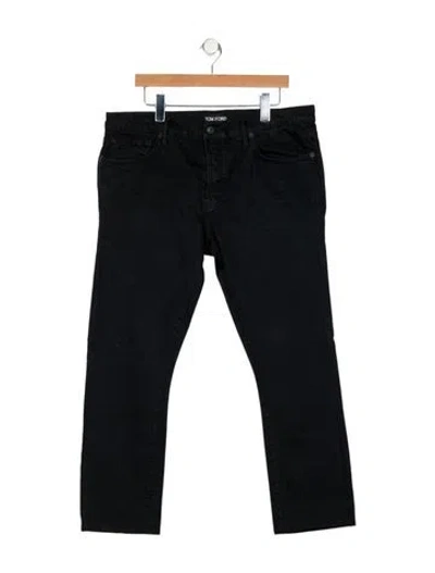 Pre-owned Tom Ford Skinny Jeans In Black