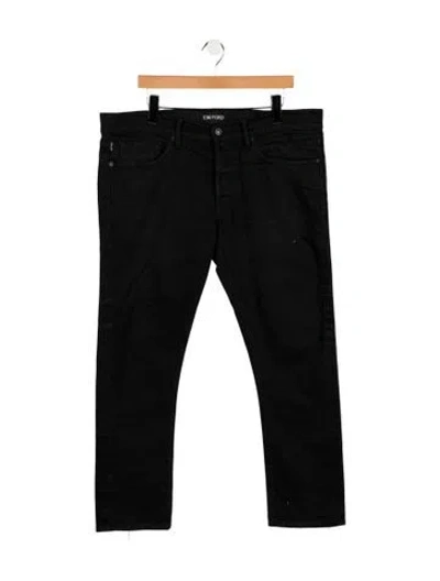 Pre-owned Tom Ford Skinny Jeans In Black