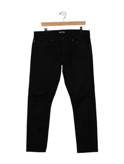 Pre-owned Tom Ford Skinny Jeans In Black