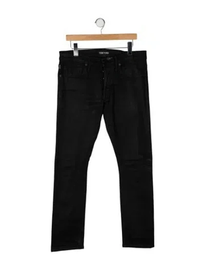 Pre-owned Tom Ford Skinny Jeans In Black