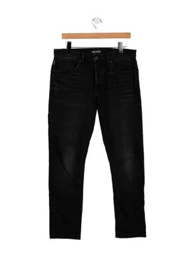 Pre-owned Tom Ford Skinny Jeans In Black