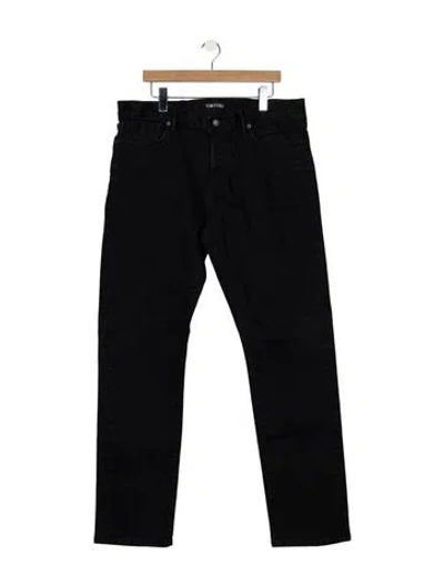 Pre-owned Tom Ford Skinny Jeans In Black