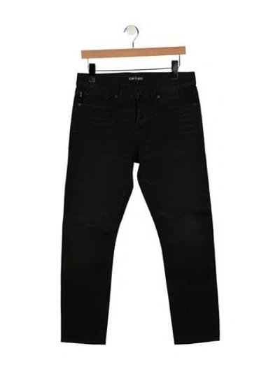 Pre-owned Tom Ford Skinny Jeans In Black