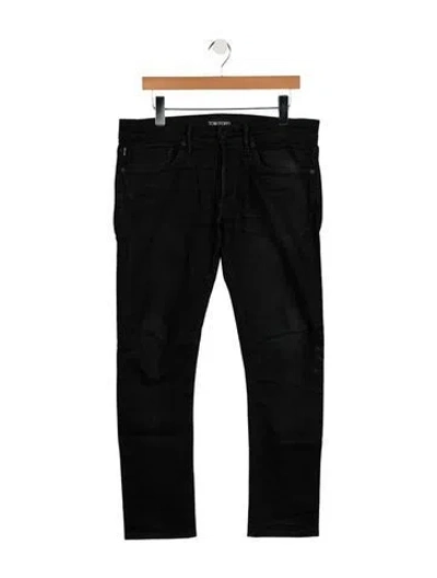 Pre-owned Tom Ford Skinny Jeans In Black