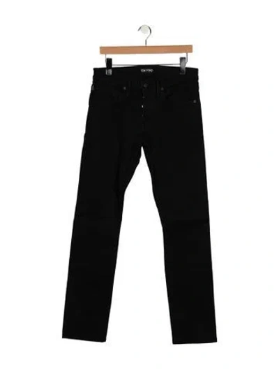 Pre-owned Tom Ford Skinny Jeans In Black