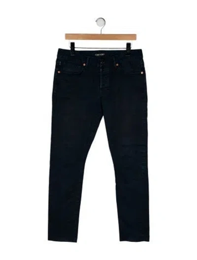 Pre-owned Tom Ford Skinny Jeans In Blue