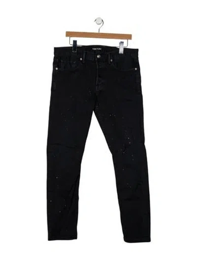 Pre-owned Tom Ford Skinny Jeans In Blue