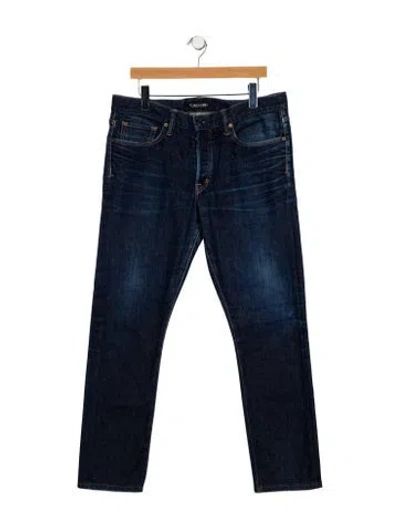 Pre-owned Tom Ford Skinny Jeans In Blue
