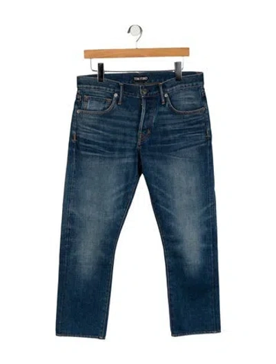 Pre-owned Tom Ford Skinny Jeans In Blue