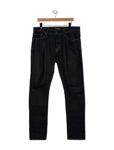 Pre-owned Tom Ford Skinny Jeans In Blue