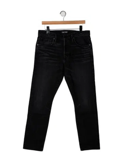 Pre-owned Tom Ford Skinny Jeans In Gray