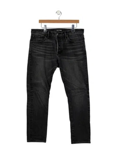 Pre-owned Tom Ford Skinny Jeans In Gray