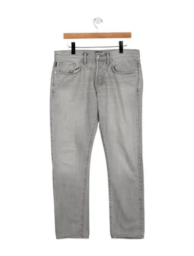 Pre-owned Tom Ford Skinny Jeans In Gray