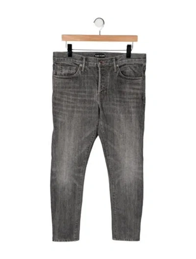 Pre-owned Tom Ford Skinny Jeans In Green