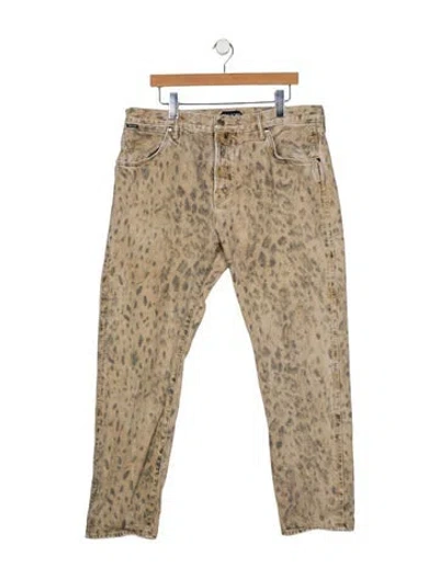 Pre-owned Tom Ford Skinny Jeans In Neutral