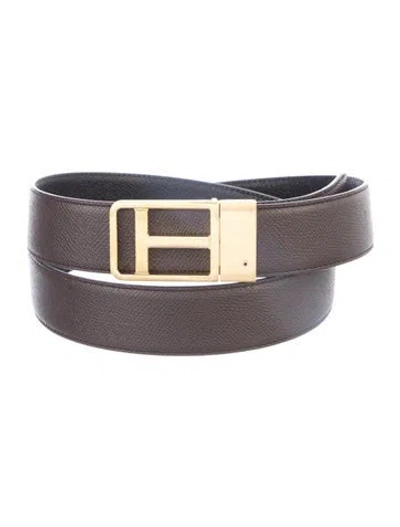 Pre-owned Tom Ford Skinny Leather Belt In Black