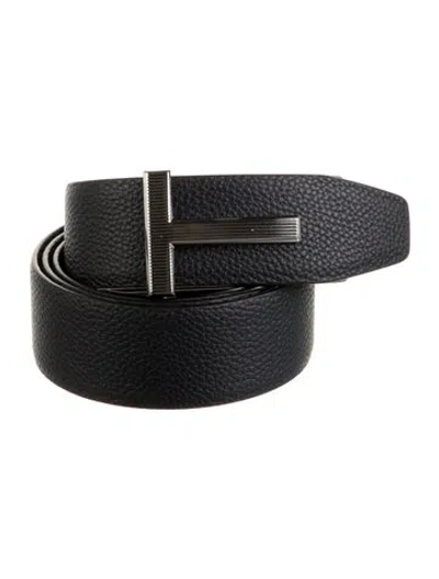 Pre-owned Tom Ford Skinny Leather Waist Belt In Multi