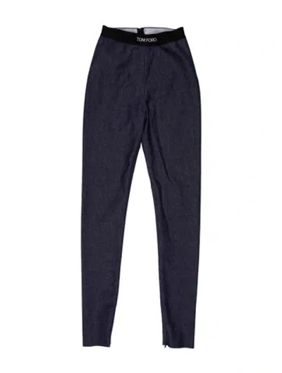 Pre-owned Tom Ford Skinny Leg Pants In Blue