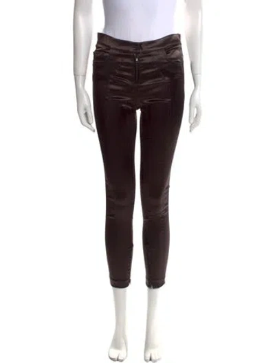 Pre-owned Tom Ford Skinny Leg Pants In Brown
