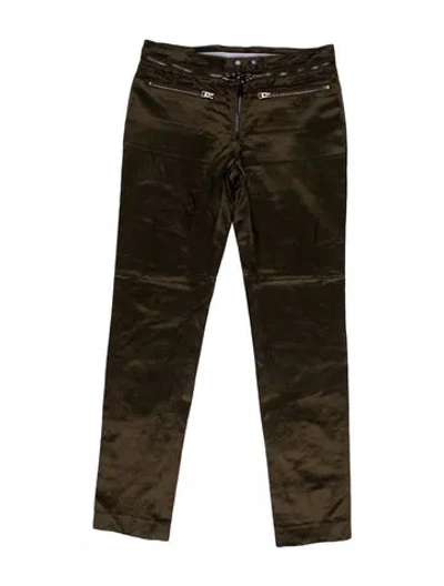Pre-owned Tom Ford Skinny Leg Pants In Green