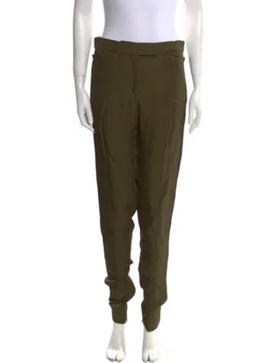 Pre-owned Tom Ford Skinny Leg Pants In Green