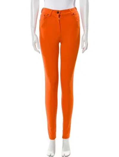 Pre-owned Tom Ford Skinny Leg Pants In Orange