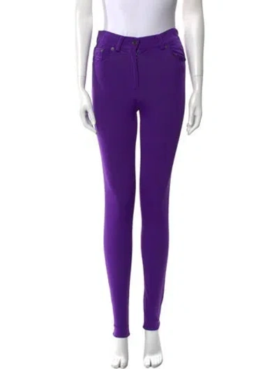 Pre-owned Tom Ford Skinny Leg Pants In Purple