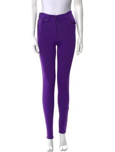 Pre-owned Tom Ford Skinny Leg Pants In Purple