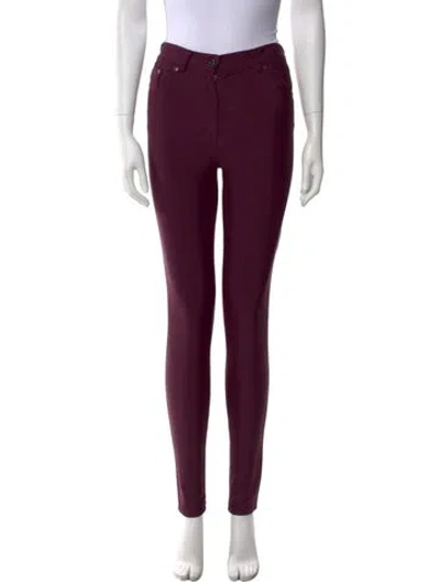 Pre-owned Tom Ford Skinny Leg Pants In Purple