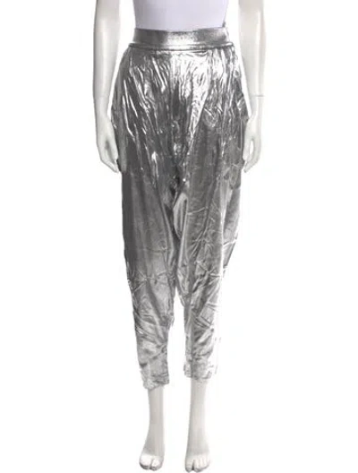 Pre-owned Tom Ford Skinny Leg Pants In Silver