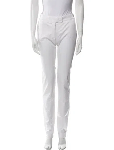 Pre-owned Tom Ford Skinny Leg Pants In White