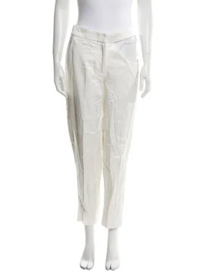 Pre-owned Tom Ford Skinny Leg Pants In White