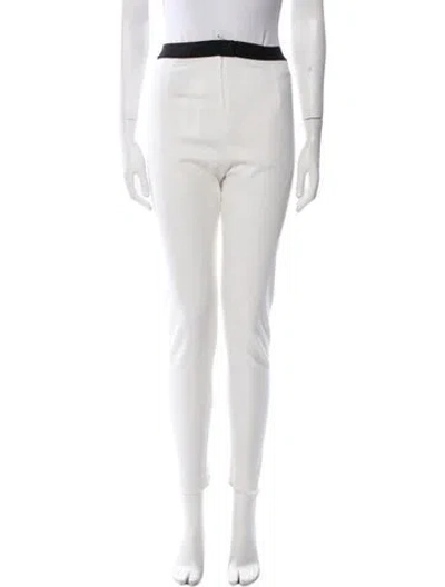 Pre-owned Tom Ford Skinny Leg Pants In White