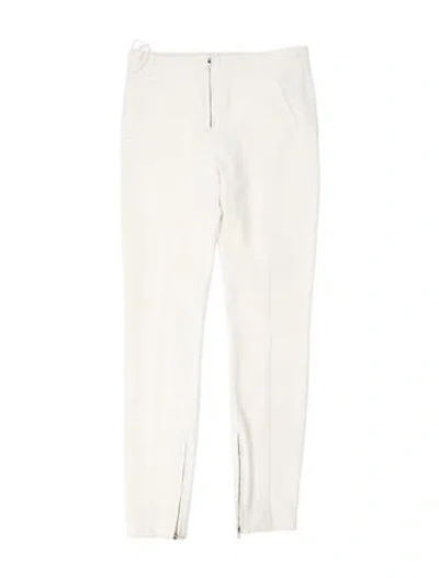 Pre-owned Tom Ford Skinny Leg Pants In White