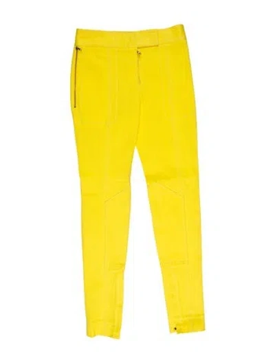 Pre-owned Tom Ford Skinny Leg Pants In Yellow