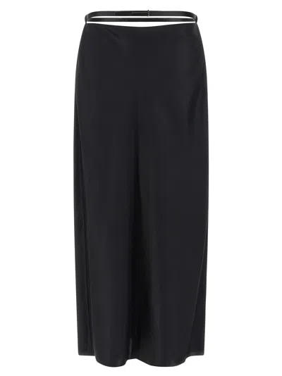 Tom Ford Skirt With Belt In Black